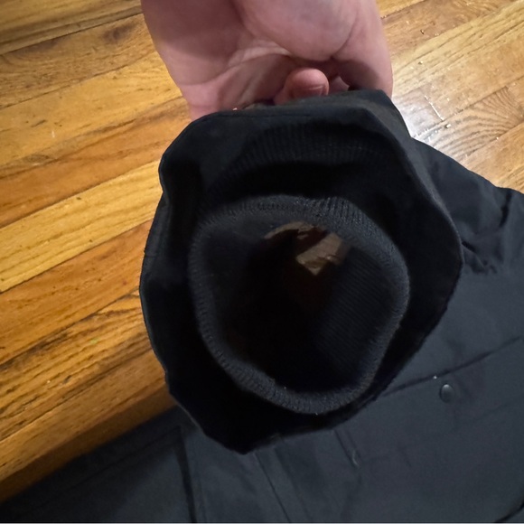 Schott Brooklyn Cotton Blend Down Filled Parka Black Large - Picture 6 of 12